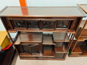 和室用飾り棚 大阪唐木 紫檀 和室 現品処分品