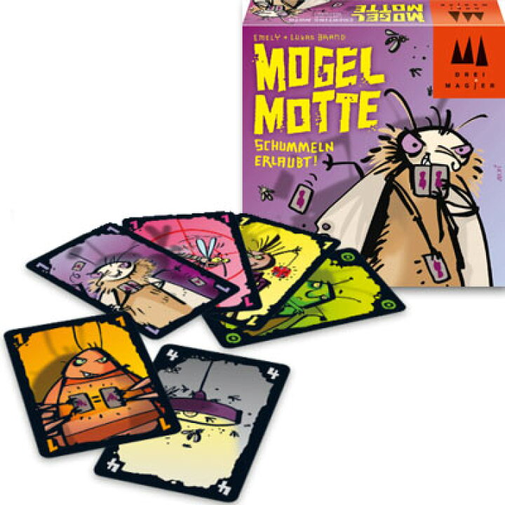 楽天市場 ドライマギア社カードゲームいかさまゴキブリ Mogel Motte 木のおもちゃウッドワーロック