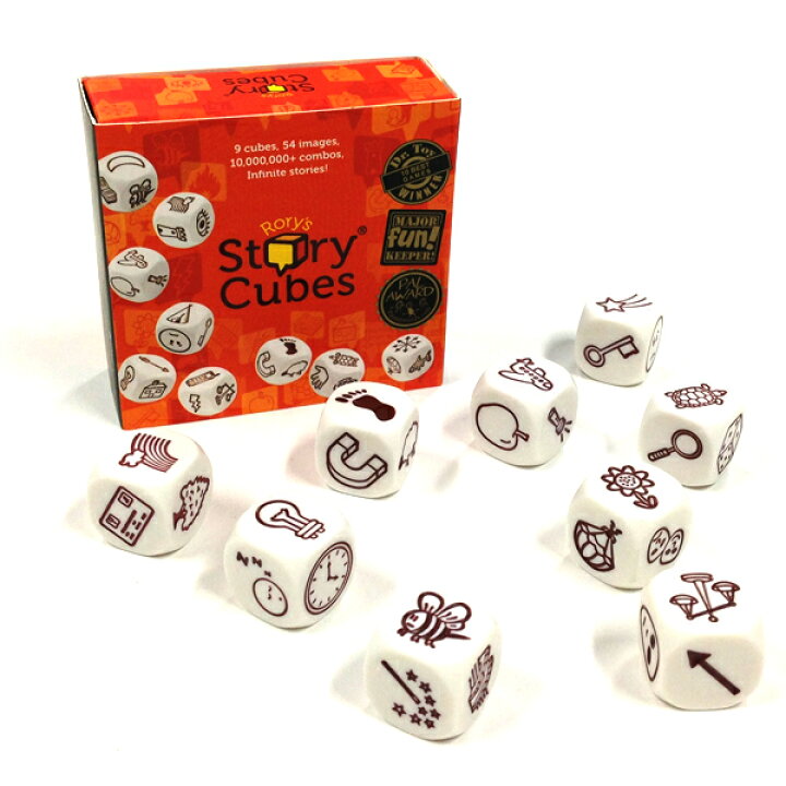 楽天市場 500円offクーポン配布中 お買い物マラソン ダイスゲーム ストーリーキューブオリジナル Rory S Story Cubes 木のおもちゃウッドワーロック