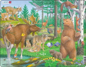ラーセンパズル(大）　森の動物　LARSEN ノルウェー