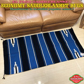 【送料無料】エルパソ サドルブランケット El Paso SADDLEBLANKET ネイティブ柄 エコノミーサドルブランケットラグ (#02) 81cm×162cmラグマット センターラグ フロアマット ヨガマット キッチンマット キッチンラグ 玄関マット