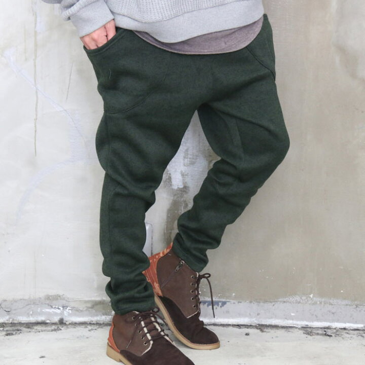 楽天市場 完全オリジナル Aw 裏起毛ニットテーパードパンツ ニットパンツ メンズ テーパードパンツ メンズ ニットテーパードパンツ 秋服 メンズ 冬服 メンズ ボトム 裏起毛パンツ ニットパンツ 裏起毛 暖かい カンガルーポケット Wood Which Flows