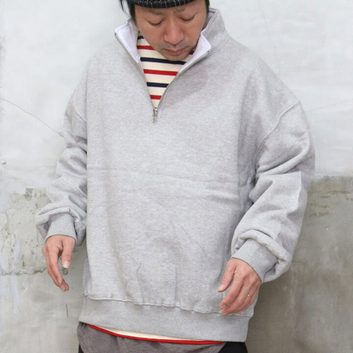 楽天市場】バーゲン ハーフジップビッグプルオーバー ハーフジップ 