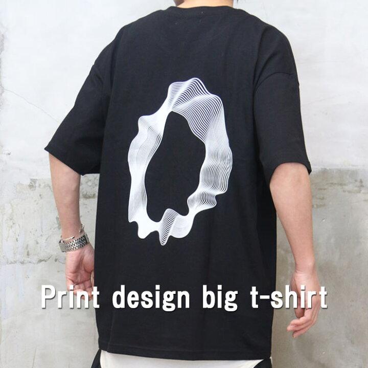 楽天市場】プリントビッグTシャツ メンズ [M便 1/1] プリントTシャツ 