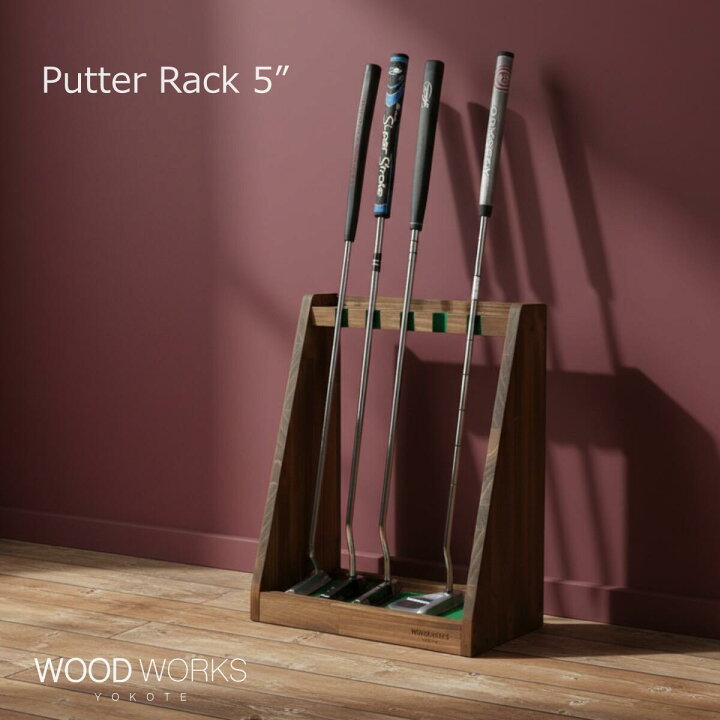 楽天市場】月間優良ショップ連続受賞 WOODWORKS パターラック 5本掛