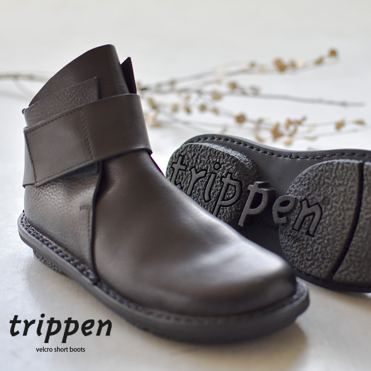 楽天市場】[BASE-WAW92/202]trippen(トリッペン)velcro short boots 