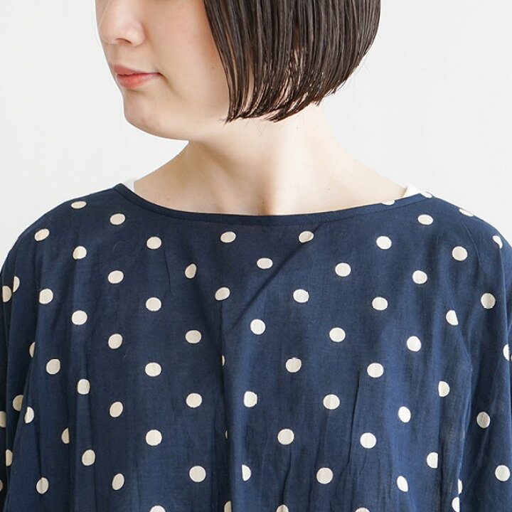 楽天市場】[NSL22012]SOIL(ソイル) CO VOILE DOT PRINT GATHERED SMOCK 
