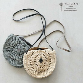 [CL3378]【保存袋付き】CLEDRAN(クレドラン) CIRCLE SH BASKET/サークルショルダーバスケット