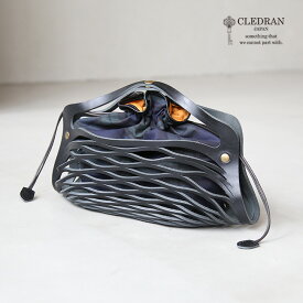 [cl3427]【保存袋付き】CLEDRAN(クレドラン) CLE PURSE MESH TOTE/レザーメッシュトートバック