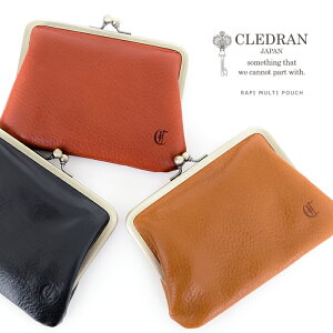[CL2874](83-2225/2226/2227) CLEDRAN(�N���h����) RAPI MULTI POUCH/���܌����U�[�}���`�|�[�`/���z