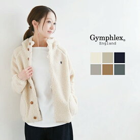 [J-1185PL]Gymphlex(ジムフレックス) T/A BOA くるみボタンボアフードジャケット/ボアパーカー