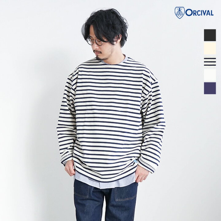 楽天市場】[B243]ORCIVAL(オーチバル/オーシバル) CREW NECK L/S P.O. 