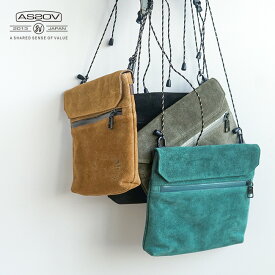 [091750] AS2OV(アッソブ) WATER PROOF SUEDE SACOCHE / サコッシュ