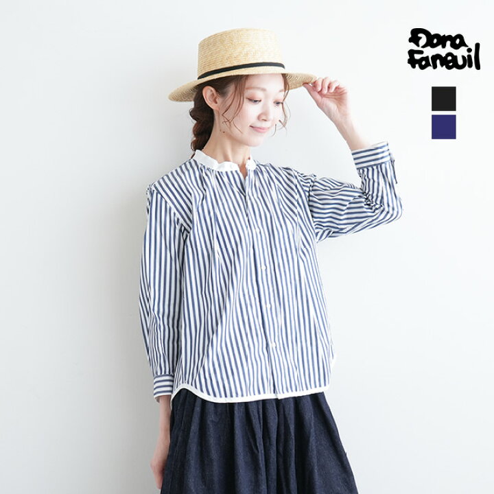 Dana Faneuilダナファヌル ギンガムチェックシャツ D-6222503 31ブルー Bless ONLINE STORE