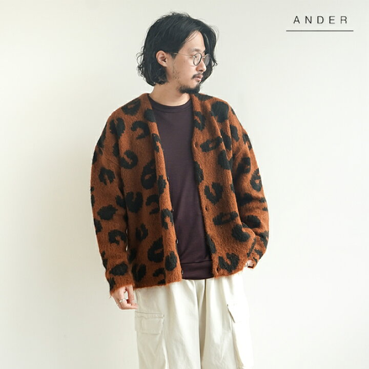 楽天市場】[AK11-L]ANDER(アンダー) MOHAIR CARDIGAN(モヘア  