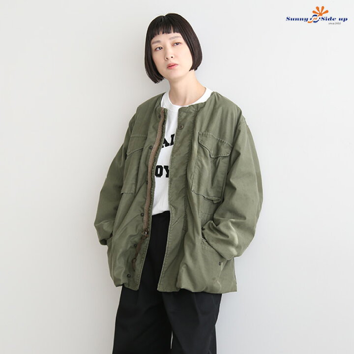 MADE by sunny side up ミリタリー軍物M-65リメイクJK