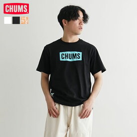 【10%OFF】[ch01-2252]CHUMS(チャムス) 40 Years CHUMS Logo T-Shirt/クルーネック/ショートスリーブ/ロゴTシャツ 【メール便対応可】