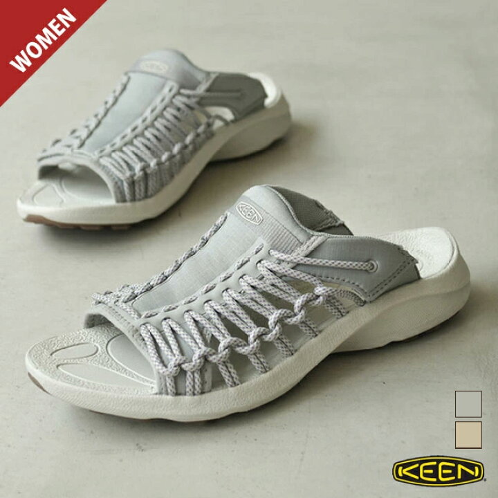 サンダル KEEN キーン UNEEK SNK SLIDE ユニーク スライド キーン KEEN UNEEK SNK SLIDE/ユニーク スニーク スライド 軽量 アウトドア コンフォート 1027180 （ホワイト×ブラック）  -waja bazar - 海外ファッションブランド通販サイト【公式】