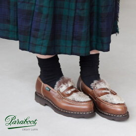 【30%OFF】(150172)PARABOOT(パラブーツ) ORSAY LAPIN(オルセー ラパン/ラビットファー付きローファー)　I