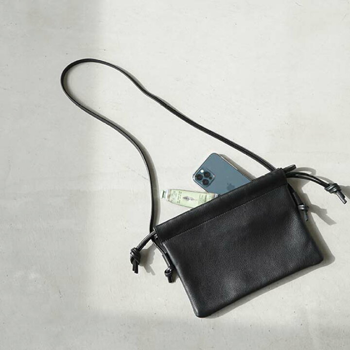 楽天市場】【保存袋あり】MORMYRUS(モルミルス) レザー巾着ショルダー 