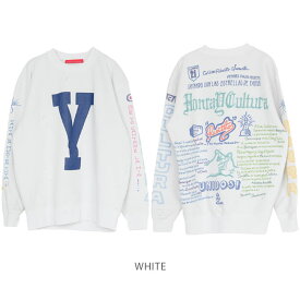 【50%OFF】[90011809]Necessary or Unnecessary/N.O.UN(ネセサリーオアアンネセサリー/ナウン) CREW SWEAT "Y"(クルーネックスウェット"Y")