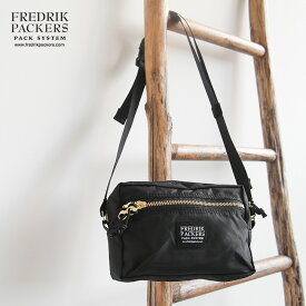 [420d-snug-shoulderbk/-s]FREDRIK PACKERS(フレドリック パッカーズ) 420D SNUG SHOULDER/420デニールスナッグショルダーバッグ/gold zip