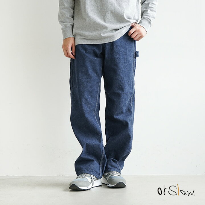 楽天市場】[01-5120-81]orSlow(オアスロウ) PAINTER PANTS ONE WASH 