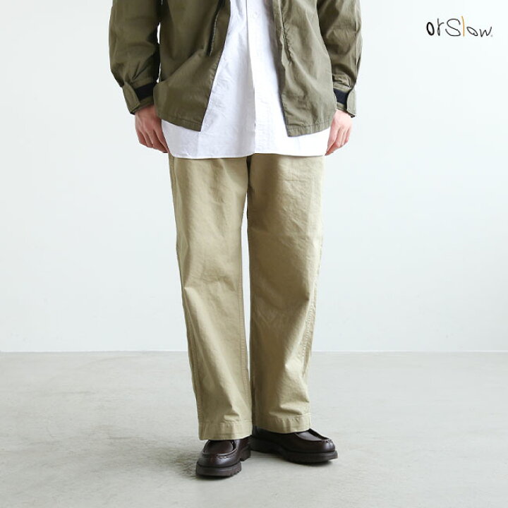 楽天市場】[03-5252-72]orSlow(オアスロウ) M-52 FRENCH ARMY TROUSER 
