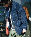 [03-6140-81] orSlow(オアスロウ)DENIM COVER ALL (50's デニムカバーオール)/Gジャン/ジージャン/デニムジャケット/メンズ/アウター