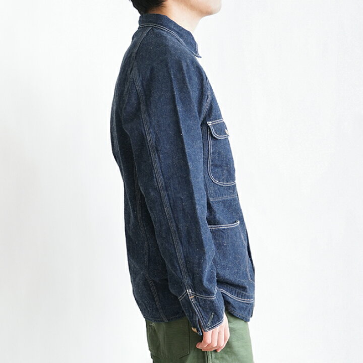 楽天市場】[03-6140-81] orSlow(オアスロウ)DENIM COVER ALL (50