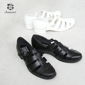 [TR-020]TRAVEL SHOES by chausser(トラベルシューズバイショセ) フラットグルカサンダル/レディース/靴/革靴/レザーシューズ