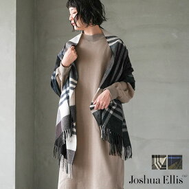 【50%OFF】[CPG 51787/96] Joshua Ellis(ジョシュアエリス) カシミヤストール/マフラー/秋冬/レディース小物/レディース雑貨/ツイルチェック/大判カシミアダブルフェイスチェックストール/チェック ショール