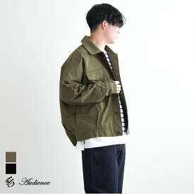 【20%OFF】[AUD7182]Audience(オーディエンス) 「岡山」クラシックチノクロスヴィンテージワッシャートラッカージャケット