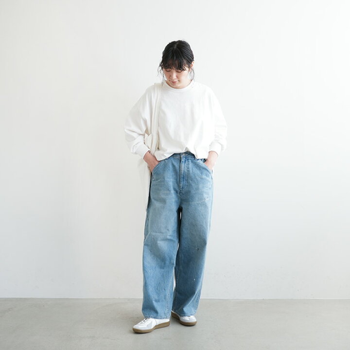 楽天市場】[A12302]HARVESTY(ハーベスティ) BIG PAINTER DENIM PANTS 