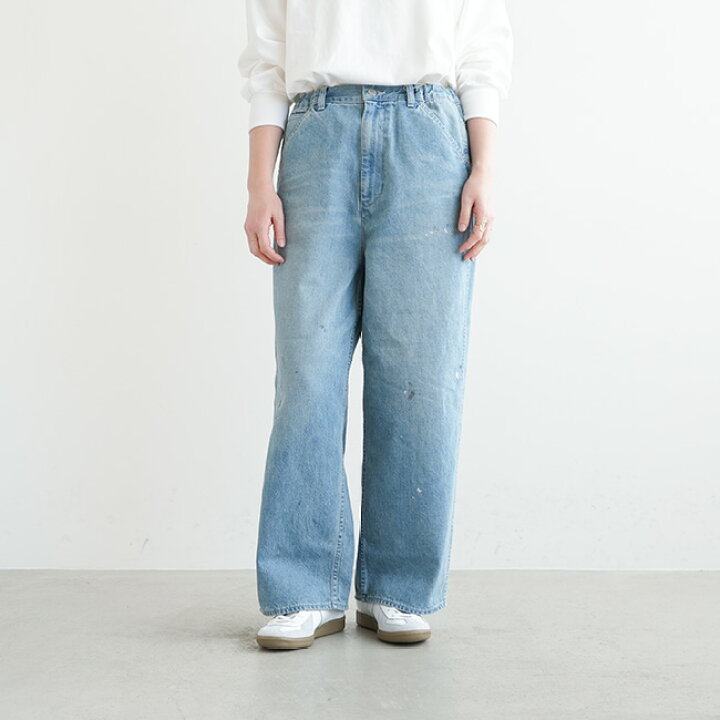 楽天市場】[A12302]HARVESTY(ハーベスティ) BIG PAINTER DENIM PANTS 