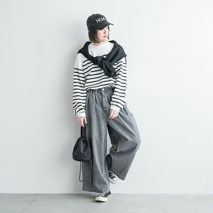 楽天市場】[A12411]HARVESTY(ハーベスティ) BLACK DENIM CIRCUS BAGGY 