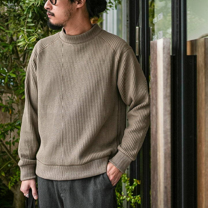 楽天市場】[JM7200] 【洗える】Jackman(ジャックマン) Waffle Midneck 