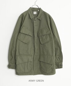 [01-6010-76]orSlow(オアスロウ) U.S.ARMY RIPSTOP MILITARY JACKET US アーミーリップストップミリタリージャケット ジャングルファティーグ メンズ アウター