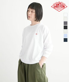 ◇[DT-C0203TCB]DANTON(ダントン) WOMEN'S LONG SLEEVE SWEAT T-SHIRT ウィメンズ ロングスリーブ スウェット Tシャツ