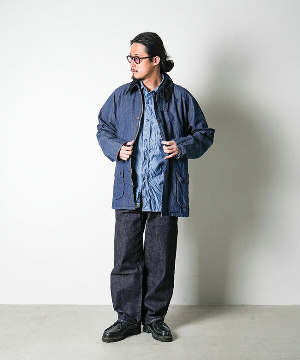 楽天市場】[MCA0959]Barbour(バブアー) OS BEDALE CASUAL DENIM 