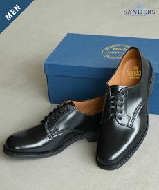 [2246B]【替え紐付属】SANDERS(サンダース) MILITARY OFFICER SHOE ミリタリーオフィサーシューズ