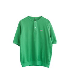 [5124-21706]Scye/SCYE BASICS(サイ/サイベーシックス) Cotton Pique Henley Neck Shirt コットンピケヘンリーネックシャツ