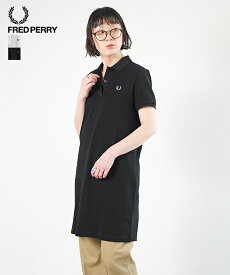 [D6000]FRED PERRY(フレッドペリー) Fred Perry Dress 半袖ワンピース【メール便対応可】