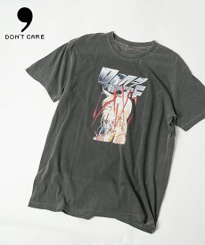 [DC-GT007]DON'T CARE(ドントケアー) SHORT SLEEVE T-SHIRT BLACK ショートスリーブTシャツ ブラック