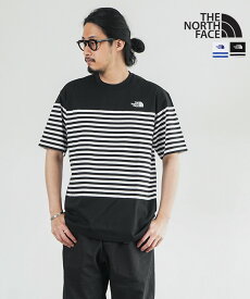 ◇[NT32406]THE NORTH FACE(ザ・ノースフェイス) S/S Panel Border Tee ショートスリーブパネルボーダーティー