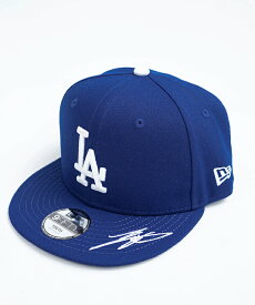 [14383987]NEW ERA(ニューエラ)Youth 9FIFTY Shohei Ohtani Signature Collection 大谷翔平 ロサンゼルス・ドジャース サイン ダークロイヤル Kid’sベースボールキャップ