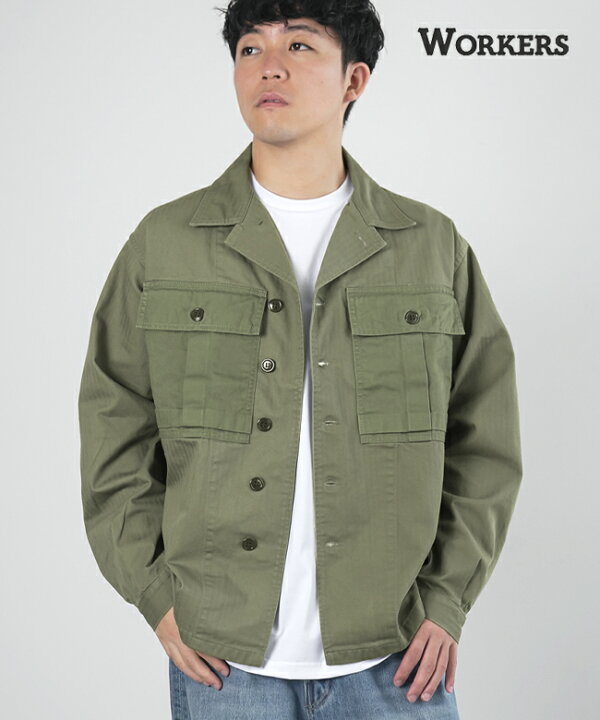楽天市場】[2407ia1]WORKERS(ワーカーズ) M-43 Shirt Jacket 