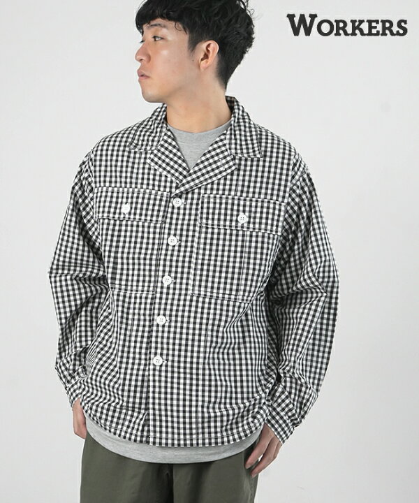 楽天市場】[2407ia4]WORKERS(ワーカーズ) M-43 Shirt Jacket, Black 