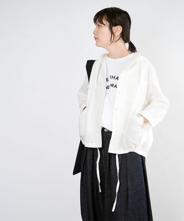楽天市場】[1-73916043]Midi Umi(ミディウミ) hooded short shirt 