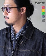 HAV-A-HANK(ハバハンク)PAISLEY BANDANNA ペイズリー バンダナ USA アメリカ製 コットン 綿【メール便対…